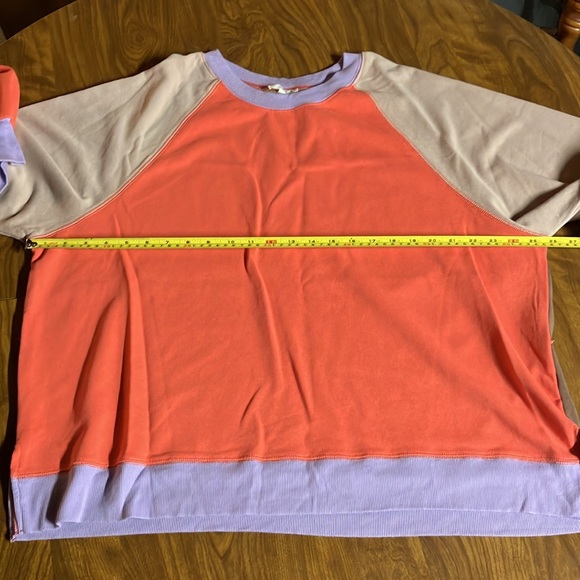 NWT Easel Colorblock Women's Sweatshirt Top Large New with Tags - Picture 6 of 17